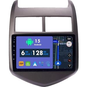 RoverOne Autoradio GPS voor Chevrolet Aveo 2011 2012 2013 Carplay Android Auto Stereo Hoofdeenheid Bluetooth WiFi Radio Speler Sat Navigatie