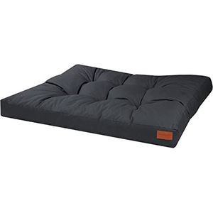 BedDog® BENNY hondenbed-comfortabel dik kussen voor honden katten Oxford-stof, hondensofa hondenmat hondenmatras pillow, grafiet XXL 111x89x10cm