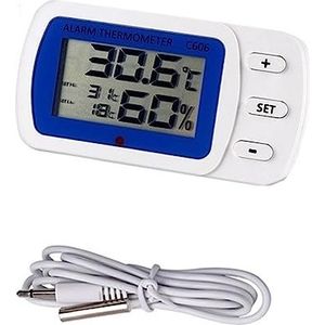 Indoor Outdoor Digitale Temperatuur Vochtigheidsmeter Thermometer Hygrometer Gauge For Thuis Mini Kamer Koelkast Nauwkeurige Monitor(YZD347 C606)