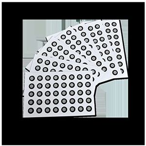 3D-printmarkers, 1000 punten handheld 3D-scanner fluorescerende markeringen herbruikbare markeringen binnenring 6 mm buitenring 10 mm