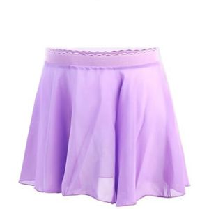 Chiffon dansrok met ballet-tailleband, chiffon, wikkelrok voor ballet, chiffon, ballet, voor meisjes, dansrok voor peuters