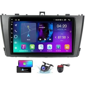 Voor Toyota Avensis 3 2008-2015 Android 13 Carplay Autoradio, 9 inch Scherm Radio Wireless Android Auto Bluetooth 5.0 Handsfree 4G WiFi FM/RDS/DAB+ Radio DSP Camera + DVR(A,NF-1)