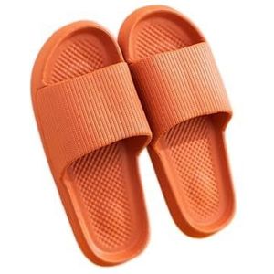 Sandalen Mode Persoonlijkheid Mannen Thuis Slippers Zomer Paar Sandalen Thuis Badkamer Schoenen for Mannen En Vrouwen Sandalen Dames(Orange,42-43)