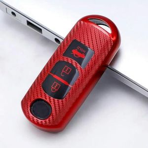 TPU Autosleutelhoesje Shell Houder Tas Sleutelhanger voor Mazda CX3 CX5 CX 7 CX9 voor Axela Atenza Autosleutelhoesonderdelen