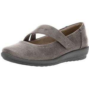 Easy Spirit Women's Aranza Mary Jane Flat, Dark Taupe, 8.5