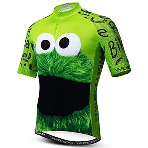 Heren fietsshirt fietsshirt met korte mouwen Pro Team Ademende sneldrogende schedeltoppen