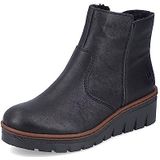 Rieker - Winterlaarsjes - Zwart - Met Modieuze 4,5 cm Sleehak