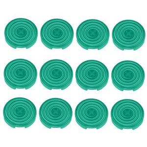 Arcade Knop Cover 20,2 Mm Diameter Voorkomt Uitglijden 12 Stuks Transparante Vervanging Arcade Fighting Toetsenbord Knop Cover Universeel voor Switch (GREEN)