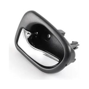 Deurgreep Zwarte deurgreep links of rechts Voor Hyundai Voor Accent 1.5L Voor Atos 1997-2005 82610-22001 82620-22001 Deurgreepset(Silver Left)