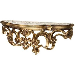 Barok, console, wandconsole, spiegelconsole, plank, antieke ornamenten Cp72 50x20x24 goud
