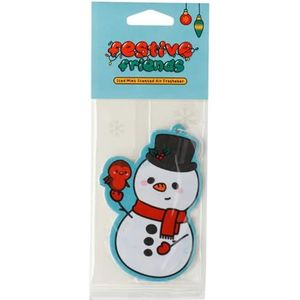 Puckator XAIRF145 Mint Feestelijke Vrienden Kerst Sneeuwpop Luchtverfrisser
