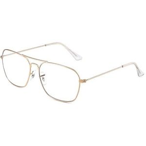 Blauw Licht Blokkerende Computer Bril, Vierkante Videoglazen Oogbescherming Anti Reflecterend Heren Dames