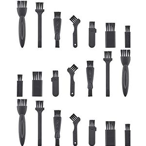 RMENOOR 21 stuks vervangende scheerapparaten, reinigingsborstel, scheerapparaat, reinigingsborstel met 7 verschillende tondeuses, borstels, nuttige reinigingsborstelset, scheerapparaat borstel voor