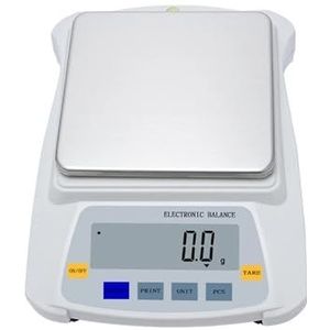 15 kg/0,1 g nauwkeurige weegschaal met vierkante plaatserie, sterke anti-overbelastingsweegschaal speciaal for labjuweel goudweegschaal