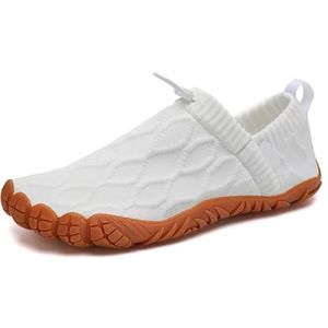 G4ZS5Z0G1 Waterschoenen Vrouwen Mannen Minimalistische Comfortabele Wandelschoenen Strand Outdoor Running Sneakers, Wit, 38.5 EU