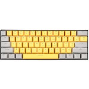 Bedraad Toetsenbord, Draagbaar, Responsief, 60% Comfortabel Gamingtoetsenbord, Klein Formaat voor Besturingssysteem (#4)