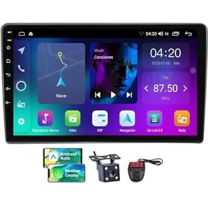 Android 13 GPS-Autoradio voor Opel Zafira B 2004-2014 9 inch Touchscreen met Bluetooth 5.0/SWC/FM RDS DAB+ Radio/Carplay Android Auto/DSP Video Stereo Speler + DVR Achtercamera(NF-2)