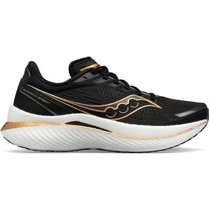 Saucony Endorphin Pro 3 hardloopschoen voor heren, Zwart/Goldstruck, 46 EU