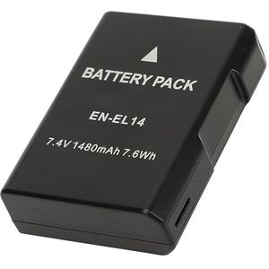 Camerabatterij Oplaadbare Batterij EN EL14 Lithium-ion 1480mAH Oplaadbare Batterij 7,4V Vervanging voor D3100 P7000 D5100 P710 Krachtige Binnenkern