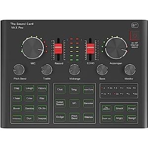 Complete podcastkit, BM800 Professionele Microfoon Condensator Microfoon V8 V9 V10 Geluidskaart PC Computer Audio USB Opname Studio Game Live-uitzending KTV(Only V9 Sound Card)