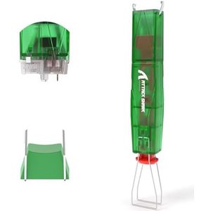 ATTACK SHARK KS01 2-in-1 Keycap Puller en Switch Puller voor Mechanische Toetsenborden, Verstelbare 304 Roestvrijstalen Keycap Verwijderaar, Moeiteloze Switch Verwijderaar - Groen Transparant