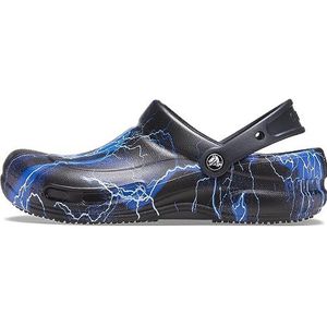Crocs Bistro Graphic Clog Klompen uniseks-volwassene,Black/Lightning Bolts,46/47 EU