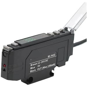 PWQBABJWL BS-N22 NPN PNP Fiber Amplifier Sensor foto-elektrische Schakelaar optisch Transparant GEEN NC Regelbare hoge Gevoeligheid (Vezelversterker, BS-P22 PNP)