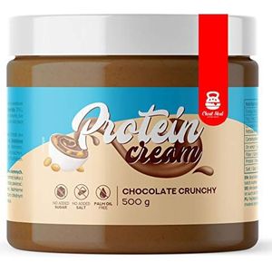 Cheat Meal Protein Spread Cream Pakket van 1 x 500g - Broodpasta met Wei-Eiwitconcentraat - Geen Toegevoegde Suikers - Palmolie Vrij (Chocolate Crunchy)