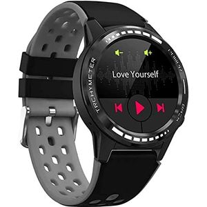 Smartwatch Armband Sim Card Call Smart Horloge GPS Smartwatch voor Mannen Kompas Barometer Hoogte Outdoor Waterdicht Smart Horloge Mannen Smart Sport Horloge Grijs