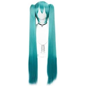 DieffematicJF Pruik Long Hair Wig Women's Wig Double Ponytail With Bangs