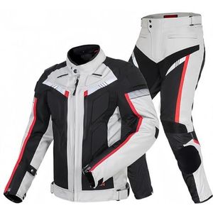 Waterdicht Motorpak Voor Heren Motorjas En Broek CE-Certificering Gepantserd Pak Afneembaar Pantser Voor Vier Seizoenen Buitensporten A,3XL