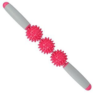 Lichaamsmassagerol, niet gemakkelijk te vervormen, voor mensen die vaak voor de computer op kantoor, studio voor thuis (rode roos)