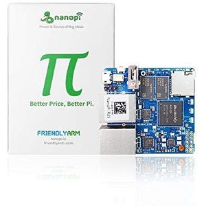 FriendlyElc NanoPi R2S Open Source mini-router met dual-Gbit/s Ethernet-poorten 1 GB DDR4 Gebaseerd op RK3328 Soc voor IOT NAS Smart Home Gateway
