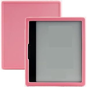 Soft Silicon Case Compatibel met Boox Leaf 2 /Page/Galileo Case 7 inch eBook Slim Beschermhoes Funda (Color : Pink, Size : For Boox Page 2023)