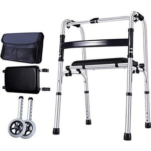 KRXSOBNV, Looprek, Loophulpmiddel, Ouderen Gehandicapten Draagbaar Staanframe Loopondersteund Loopapparaat Training van de onderste ledematen Verlangen naar ，Looprek(B)