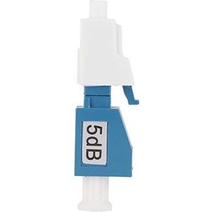 Garosa Vezelverzwakker, LC/UPC-5DB Optische Vezelverzwakkingsconnector, Single Mode Vaste Glasvezelverzwakker, Mannelijk naar Vrouwelijk, Hoog retourverlies,Industriële connector