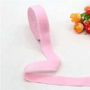 20 mm rubberen band vouw elastische band 2 cm voor ondergoed broek beha rubberen kleding verstelbare zachte tailleband elastisch 20 mm 5 m-roze-2 cm