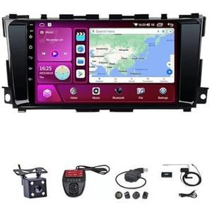 Android Double Din Car Stereo 9 Inch Touchscreen Autoradio Autotoebehoren Multimedia Stuurwielbediening met Navigatie Plug And Play Voor Nissan Teana 3 Altima 5 L33 2013-2018 (Size : M100S WIFI 1G+