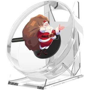 Mini 3D holografische projectorventilator, desktop LED-reclamemachine, hologramfoto, videodisplay, afstandsbediening met standaard