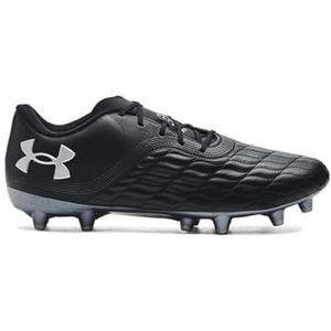 Under Armour UA Magnetico Pro 3 FG Voetbalschoen voor heren, Zwart Metallic Zilver, 38 EU