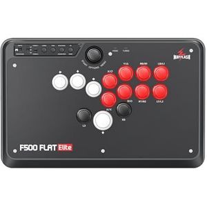 MAYFLASH F500 FLAT Elite Fight Stick All Button Arcade Leverless Controller with Sanwa OBSF Buttons for PS4, PC, Xbox Series S/X, Switch, Steam Deck, macOS, Android