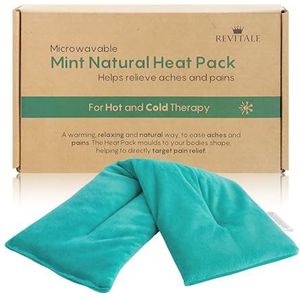 Revitale Microwaveable Warmte/Koel Pack, Zachte Lange Mint Fleece 42cm - Warmtepad voor Pijnverlichting
