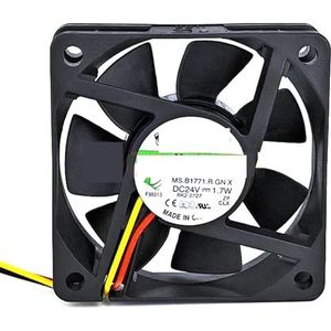 KDE2406PHV1-A 6CM 1.7W DC 24V 6015 60mm 6cm 3-lijns alarm server omvormer axiale ventilator koeler koelventilatoren