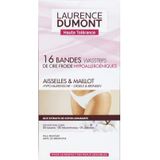 Laurence Dumont - waxstrips voor onderarm en bikini, koude wax, 16 hypoallergene strips