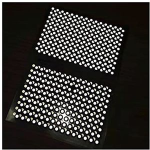 Referentiepuntmarkeringen, 1000 stks 3D Scannen Hoge Reflecterende Markering Punt Richtpunt Handheld Scanner Binnen 3mm Buiten 7mm voor compatibele 3D-scanners