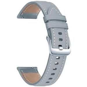 Vervanging Vrouwen 20mm Polshorloge Band Armband Fit for Huawei Horloge GT2 GT3 42mm GT3 Pro 43mm lederen Horlogeband Rose Gouden Gesp (Color : Grey, Size : For Huawei GT 3 Pro 43mm)