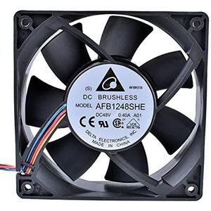 Original AFB1248SHE 12cm 12038 48V 0.40A server cabinet cooling fan