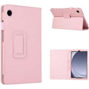 Geschikt for Samsung Galaxy Tab A9 8.7 2023 SM-X110 X115/Tab A9 + A9 Plus 11 ""Tablet case Vouw PU Lederen Stand Flip Cover (Color : Pink, Size : For Tab A9 8.7inch)