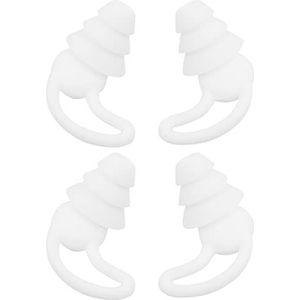 Namvo 2 paar oordopjes voor het slapen van ruisonderdrukking, herbruikbare flexibele siliconen stille oordopjes, waterdichte ruisonderdrukking oordopjes voor zwemmen, reizen, concerten, vlie