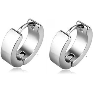 1-11 paar zilveren oorknopjes voor mannen vrouwen roestvrij staal kruis ketting hoepel bengelen oorbellen set kpop piercing sieraden